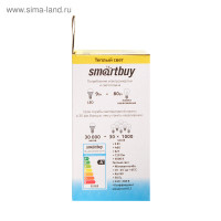  C Smartbuy, E27, A60, 9 , 3000 ,   