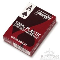   Fournier Jumbo Poker 100% Plastic (2800)
