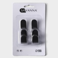     Savanna Black Loft Hook, 4 , 2,8x5,5x1,8 