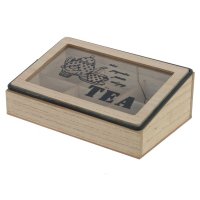 Шкатулка для чайных пакетиков, L24 W16 H8 см
