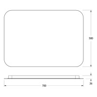   Defesto Led- 21 , 70x50 ,  ,   