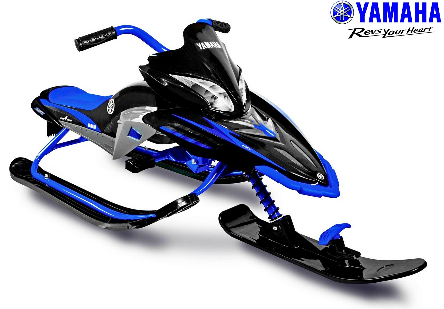 

YM13001 Снегокат YAMAHA Apex SNOW BIKE Titanium black/blue