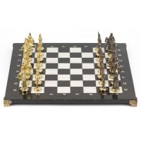 	 шахматы "русские" бронза мрамор 400х400 мм 