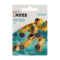 ��������� �������� Mirex, Cr1220-4bl, 3�, �������, 4 ��.