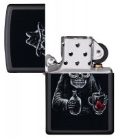  Zippo Bar Skull Design   Black Matte, /, 