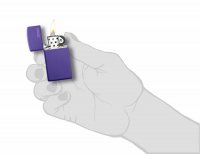  Zippo Slim   Purple Matte, /, , 