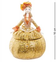 Rk-731/ 1 кукла-шкатулка дама в нарядном платье