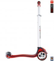  Y-scoo Rt Globber My Free Alu Chrome Red   