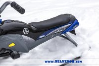 Ym13001  Yamaha Apex Snow Bike Titanium Black/blue
