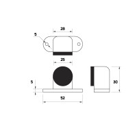   U104cp, D=25 , H=30 ,  