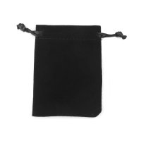 Tarot Bag Velvet Black 15x20 
