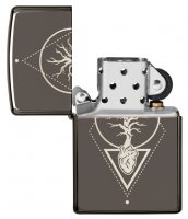  Zippo Heart Of Tree   Black Ice, /, 