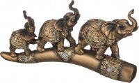 Фигурка три слона 32*6,5*16 см. серия махараджи
