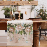     "Beautiful hristmas" 40*147 , 100% ,  190/2
