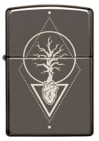  Zippo Heart Of Tree   Black Ice, /, 