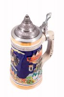 Пивная кружка коллекционная с крышкой "германия" 14*10*24см, 700