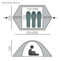 �������, ����� Trekking Travel 3, ������, 3-�������