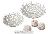 19557 Starfish Bowls With Spheres ( )