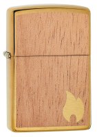  Zippo Woodchuck   Brushed Brass, //, 