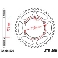   Jt Sprockets 460.48sc,  520, 48 