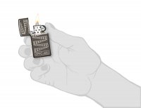  65th Anniversary Zippo Slim   Black Ice, /