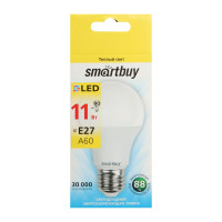  C Smartbuy, A60, E27, 11 , 3000 ,   