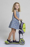 524-106 рюкзак Globber для самокатов Junior Lime Green