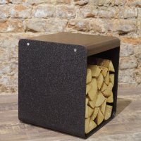  Grey Stone Woodbox Table,    