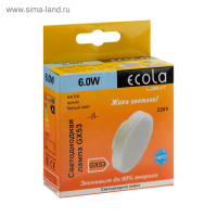   Ecola Light, Gx53, 6 , 6400 K, 27x75 ,  