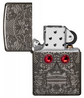  Zippo Armor Crystal   High Polish Black Ice, /