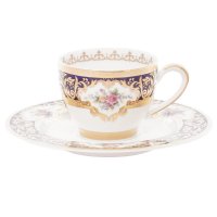    Falkenporzellan Opal Cobalt Gold (6 )