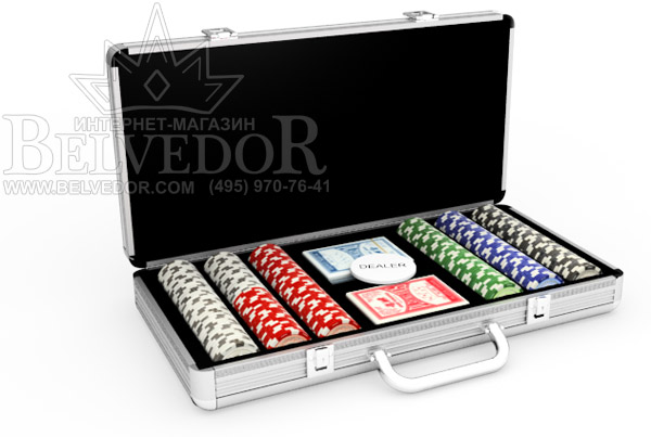 

Набор для покера на 300 фишек Ultimate Poker 14гр.