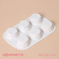    Konfinetta . , , 28x18x3,5 , 6  (d=7,8 ),  