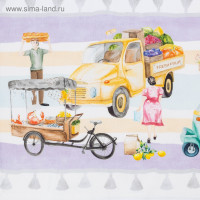  "" Food Market 30*70 , 100% ,  190 /2