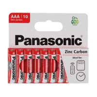   Panasonic Zinc Carbon, Aaa, R03-10bl, 1.5, , 10 .