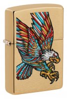  Zippo Tattoo Eagle   Brushed Brass, /, 