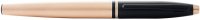 - Cross Calais Brushed Rose Gold Plate And Black Lacquer