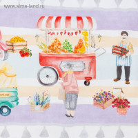  "" Food Market 30*70 , 100% ,  190 /2