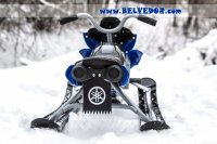 Ym13001  Yamaha Apex Snow Bike Titanium Black/blue