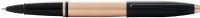 - Cross Calais Brushed Rose Gold Plate And Black Lacquer