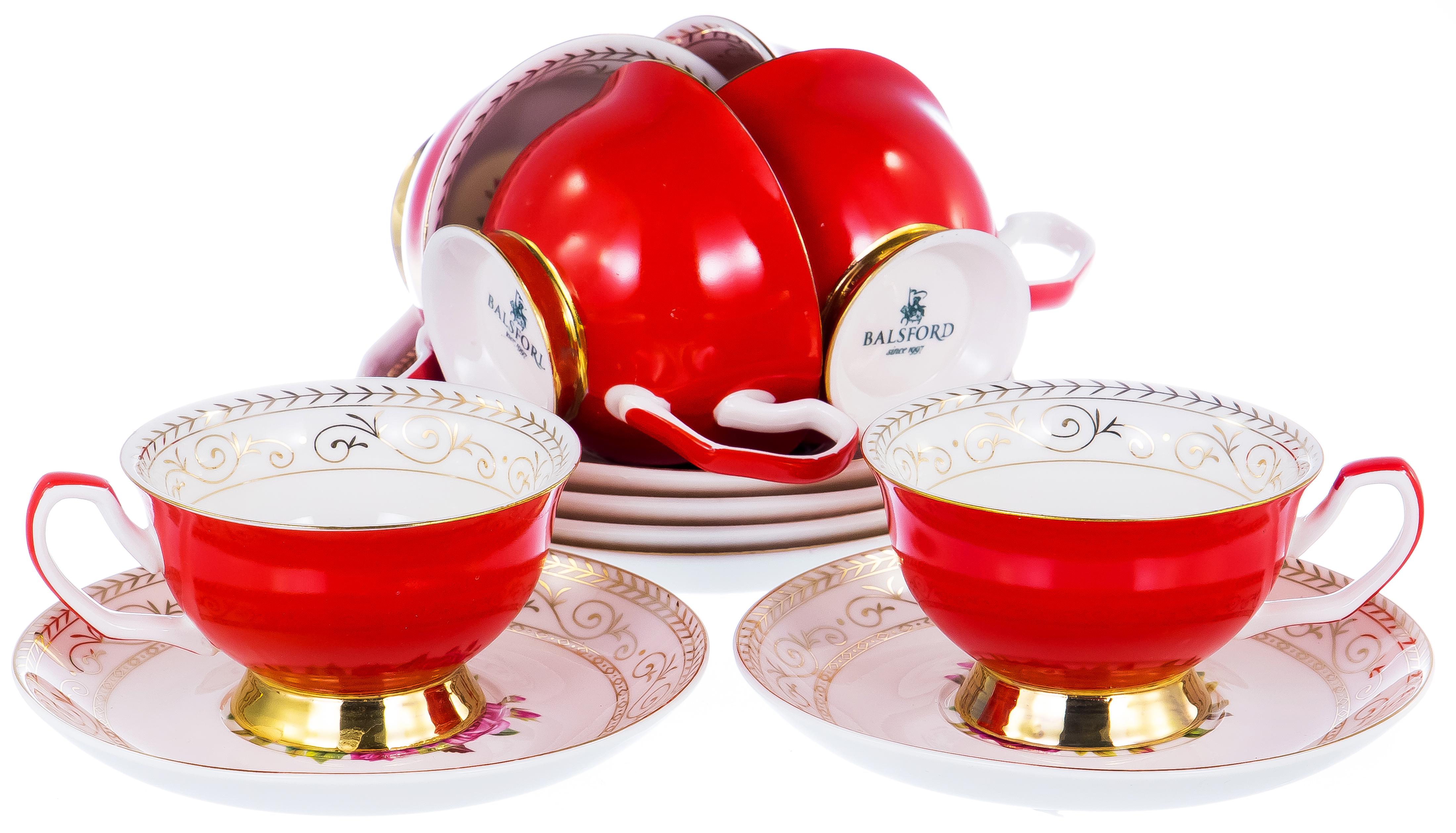 Купить красную посуду. Чайный сервиз Rosario Бургундия ф2-026р/6к 12 предметов. Чайный сервиз Monalisa красный. Чайный набор GD-6042.