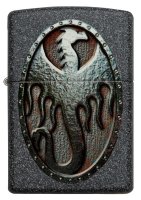  Zippo Metal Dragon Shield Design   Iron Stone, 