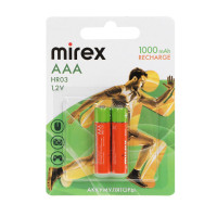  Mirex, Ni-mh, Aaa, Hr03-2bl, 1.2, 1000 , , 2 .
