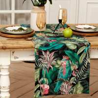  "" Tropical Parrots 40*146 , 100% ,  190 /2