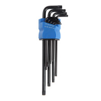    Black, Torx Tamper, , Crv, Tt10 - Tt50, 9 .