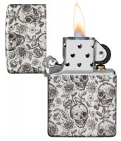  Zippo Skeleton   Glow In The Dark Green, /,