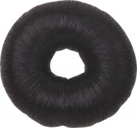 Валик Ho-5115 Black  для прически, искусственный волос, черный D8 см
