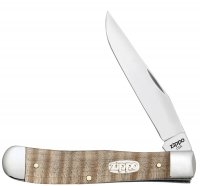   Zippo Natural Curly Maple Wood Trapper, 105 ,  + 