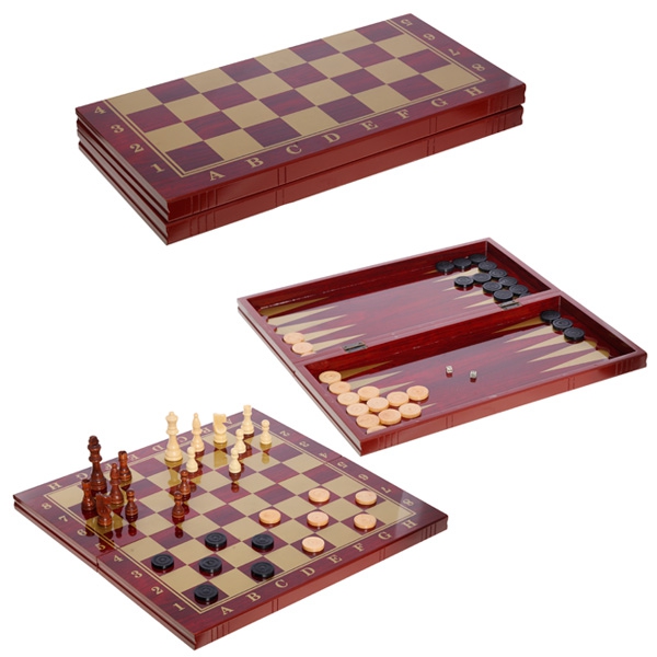 

Игра настольная (шахматы, шашки, нарды), лакир. дерево, 48х2...