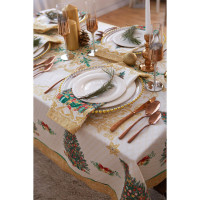    "Golden Christmas"   150*220 +/-3  , 100%, 190/2
